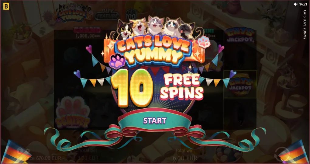 Cats Love Yummy Review - RTP, Free Spins and Cats Jackpots preview 3