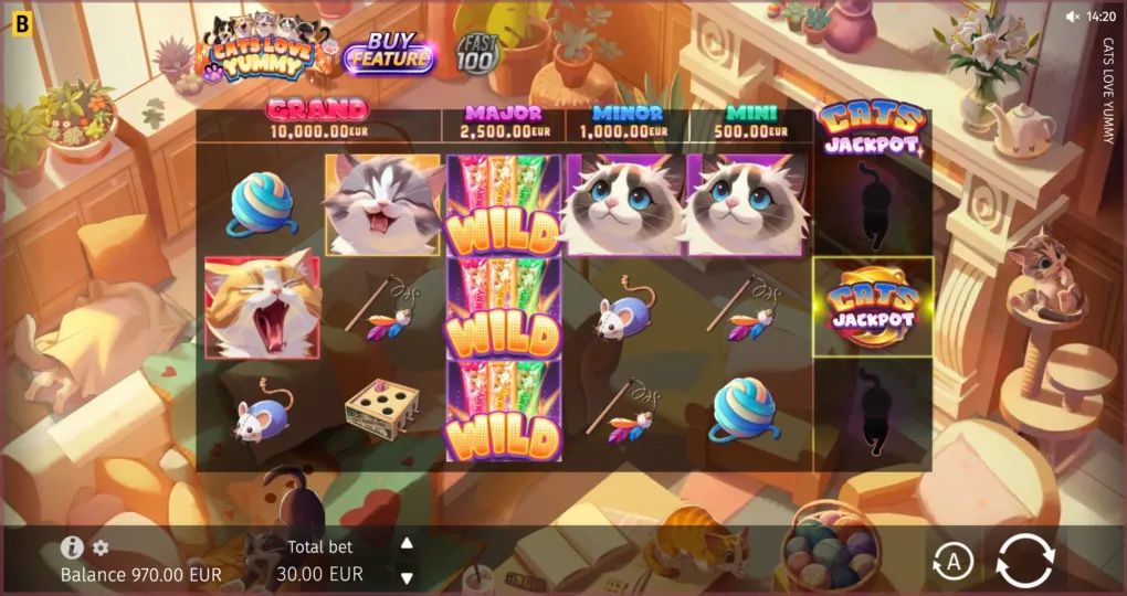 Cats Love Yummy Review - RTP, Free Spins and Cats Jackpots preview 2