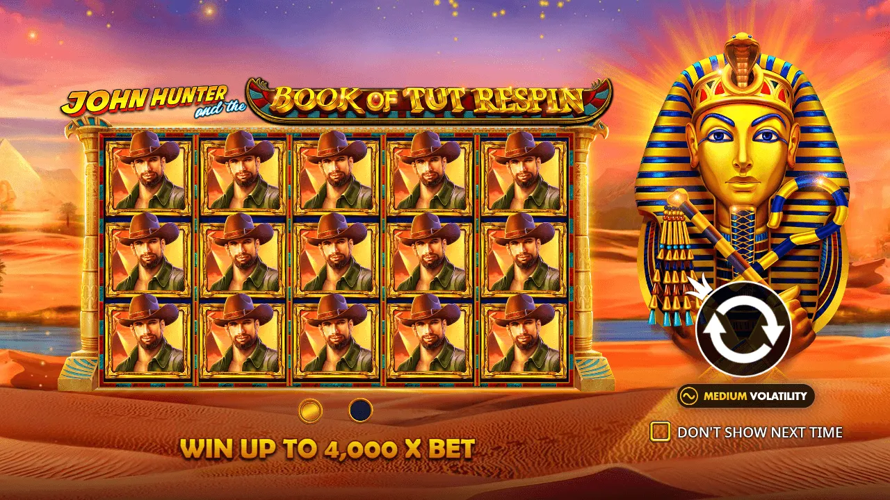 John Hunter and the Book of Tut Respin Review 2026 - RTP, Bonus and Max Win preview 3