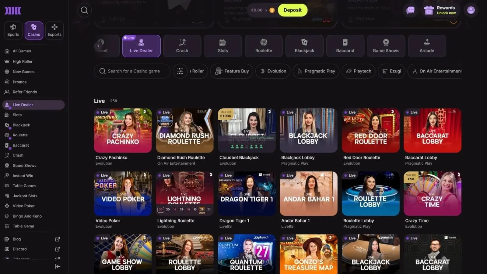 Cloudbet Casino Обзор 2026 preview 8