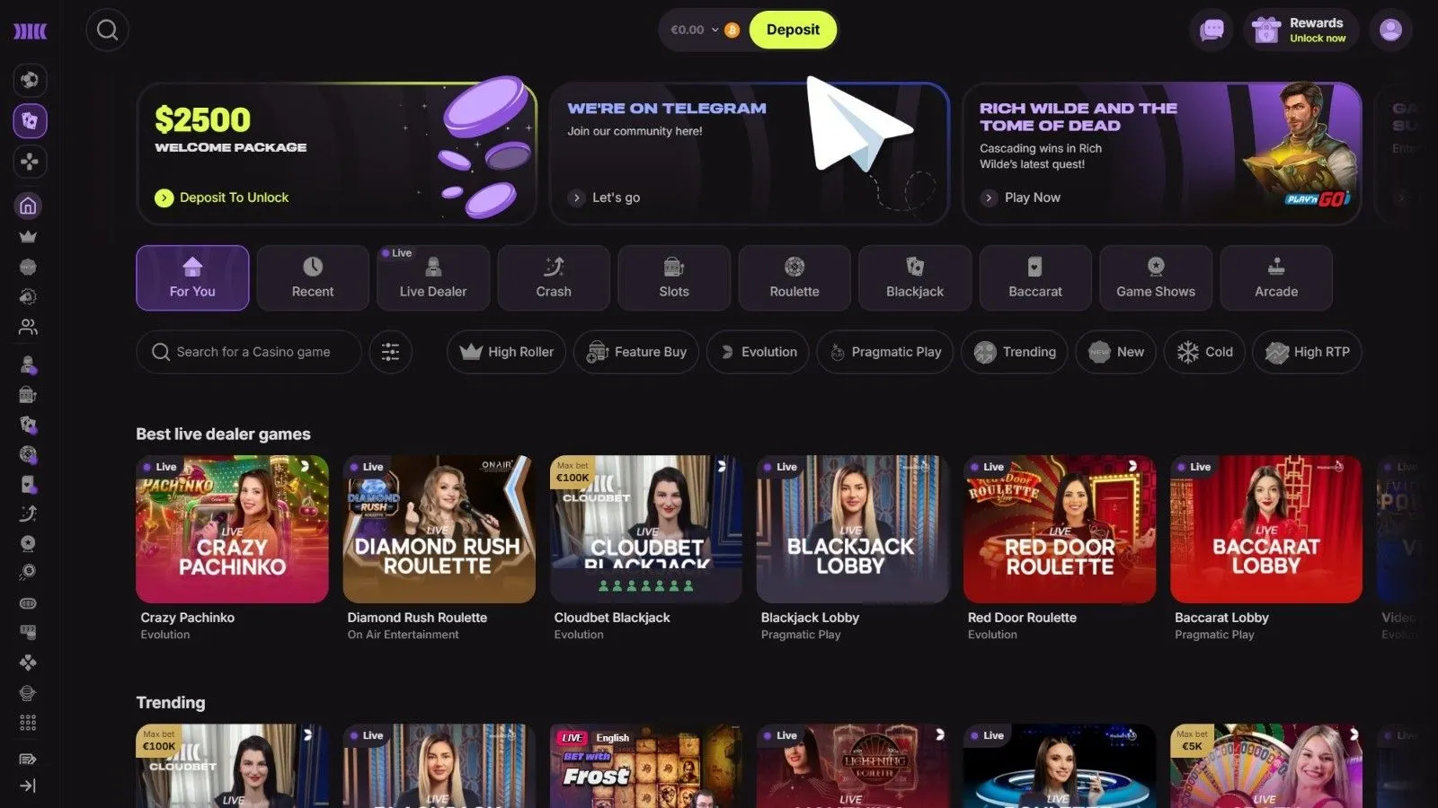 Cloudbet Casino Обзор 2026 preview 6