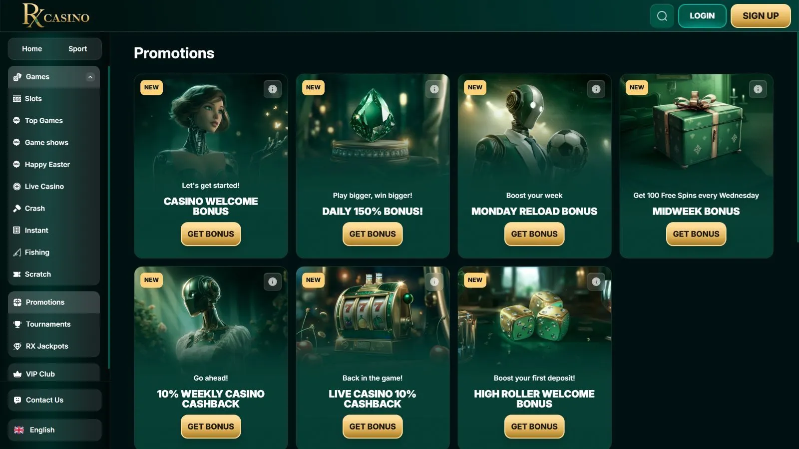 RX Casino Обзор 2026 preview 4