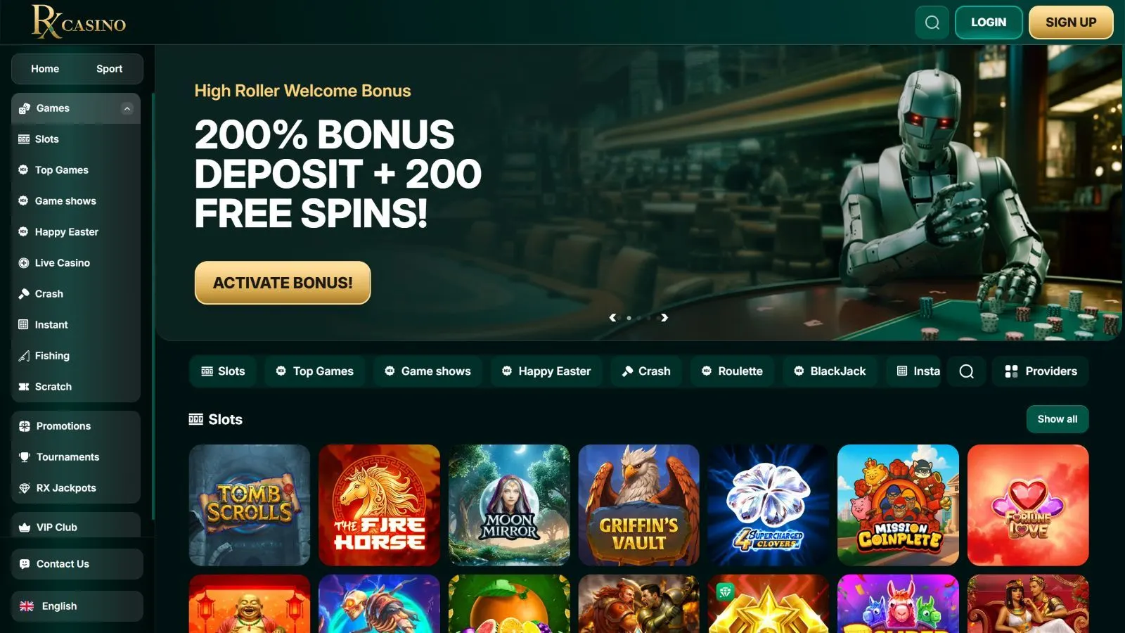 RX Casino Обзор 2026 preview 2