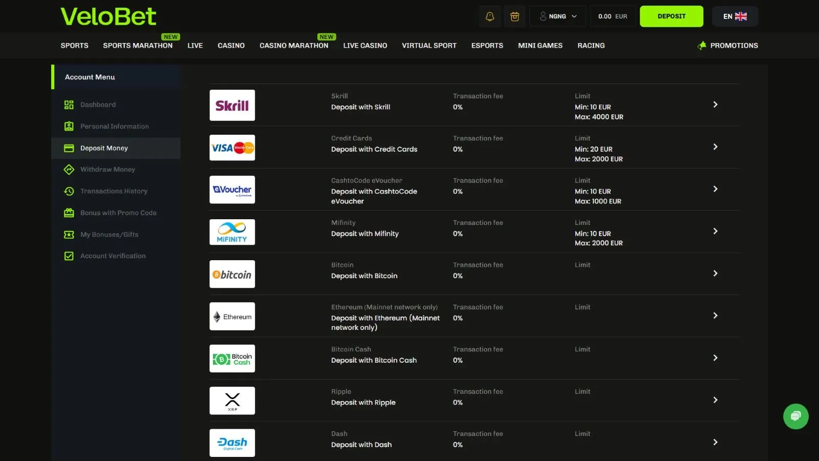 Velobet Casino Review 2026 preview 1