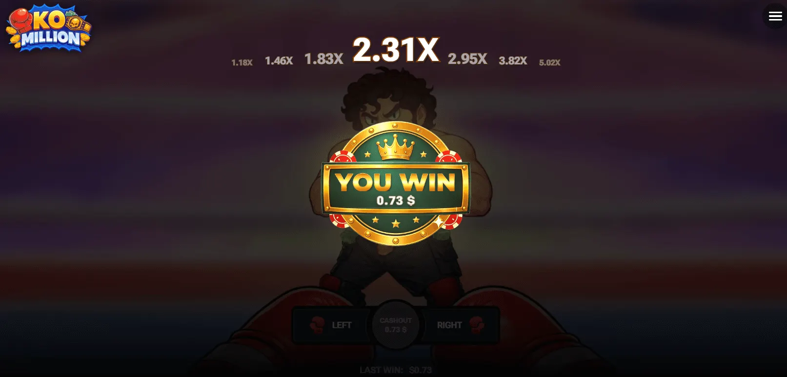 KO Million Review 2026 - RTP, Difficulty Levels and Demo preview 3