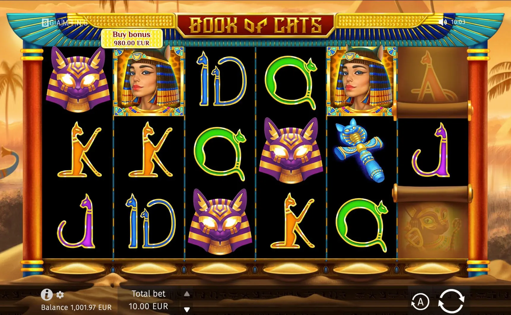 Book of Cats Review - RTP, Sixth Reel and Free Spins preview 2
