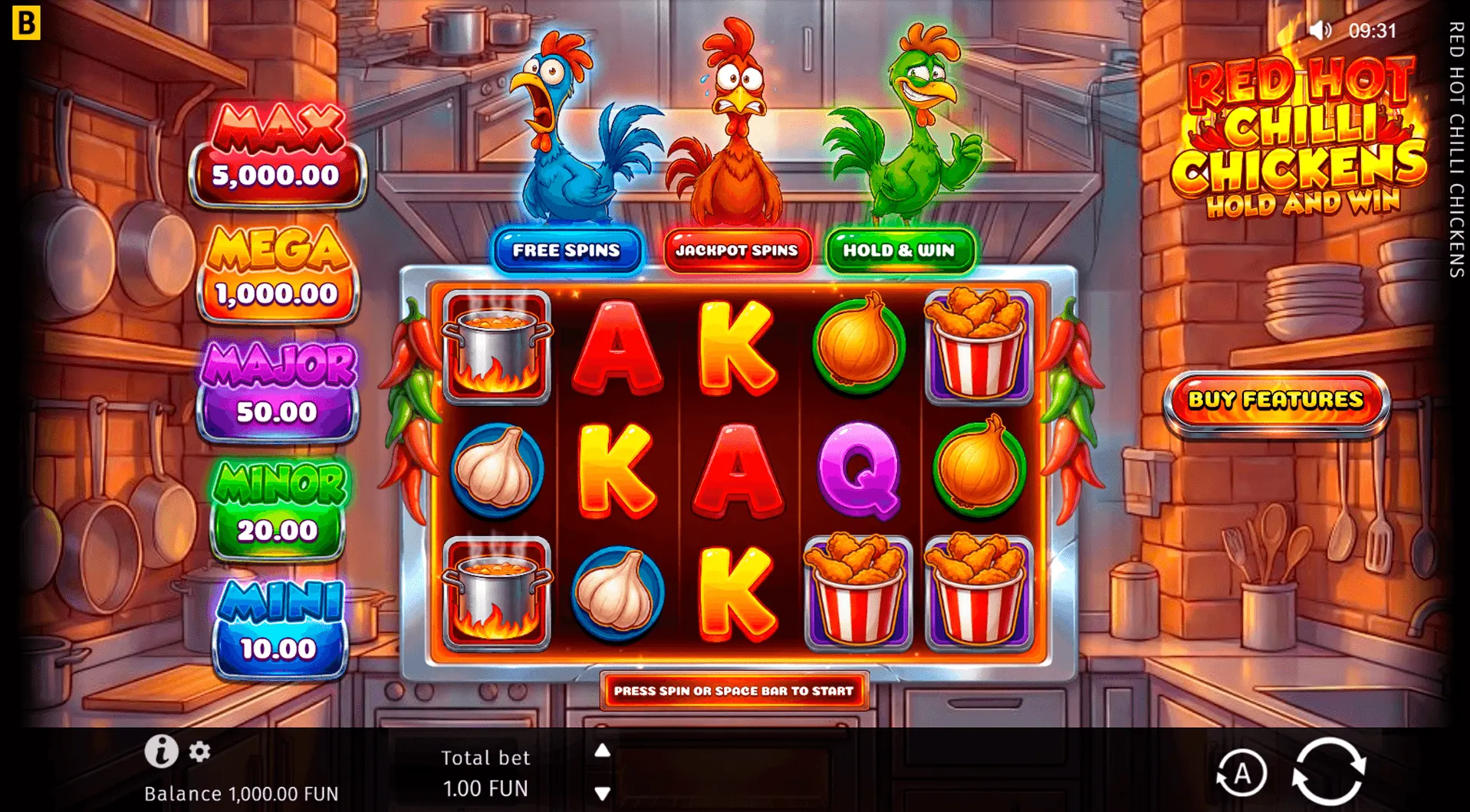 Red Hot Chilli Chickens Review - RTP and Three Bonuses preview 2