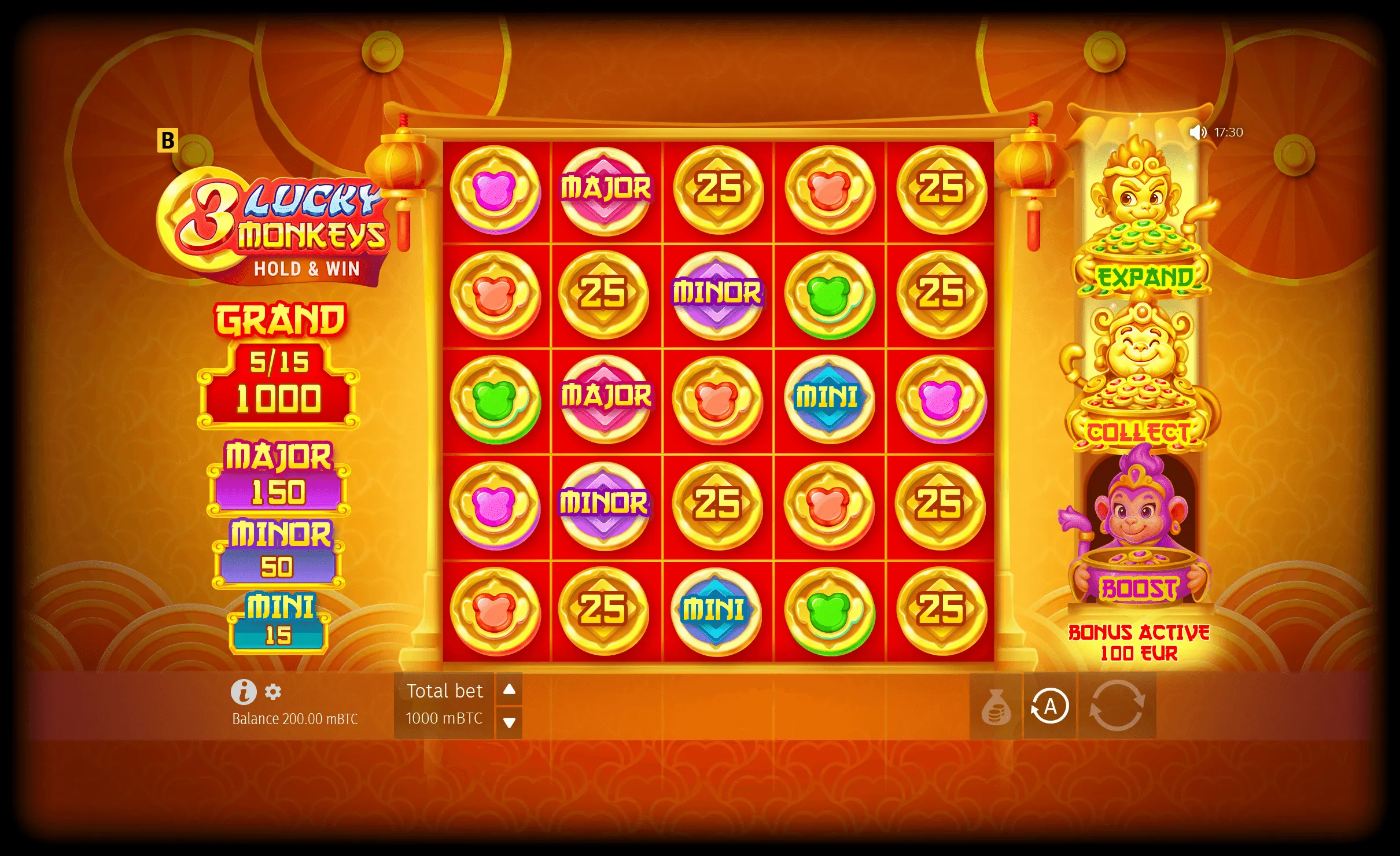 3 Lucky Monkeys Hold & Win Review - RTP and Bonus preview 3