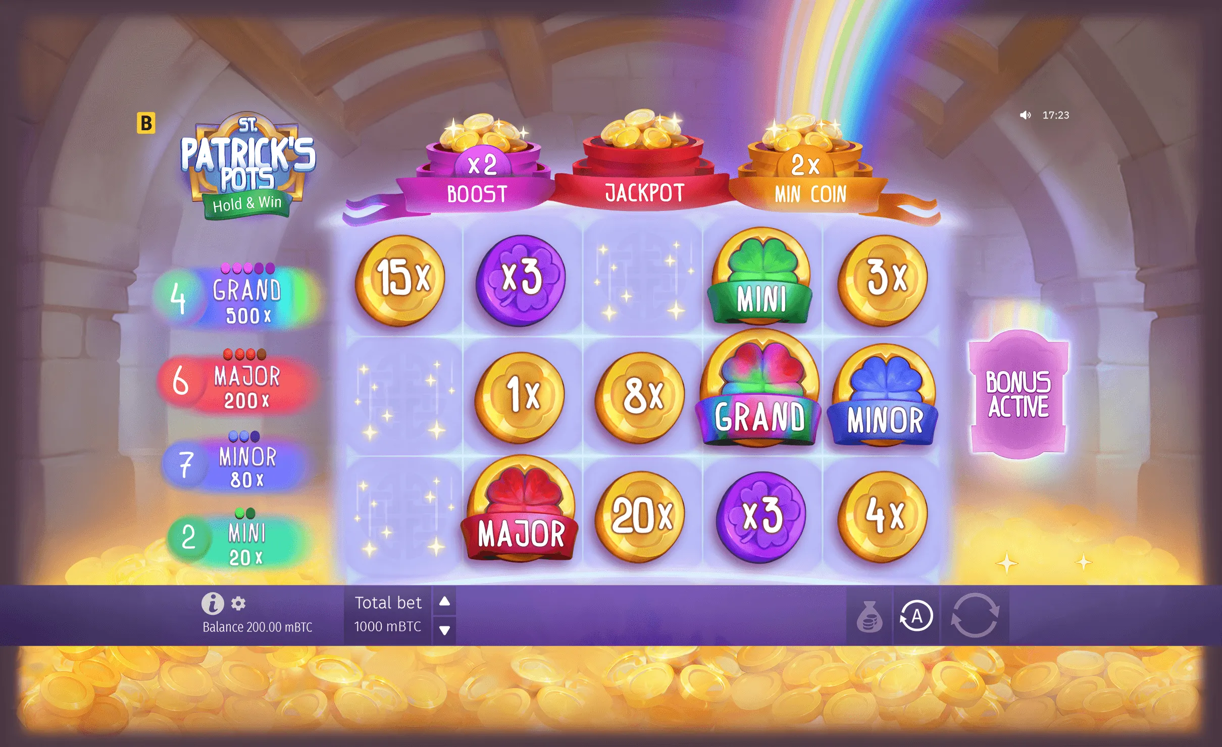 St. Patrick's Pots Hold and Win Review - RTP and Three Pots preview 3