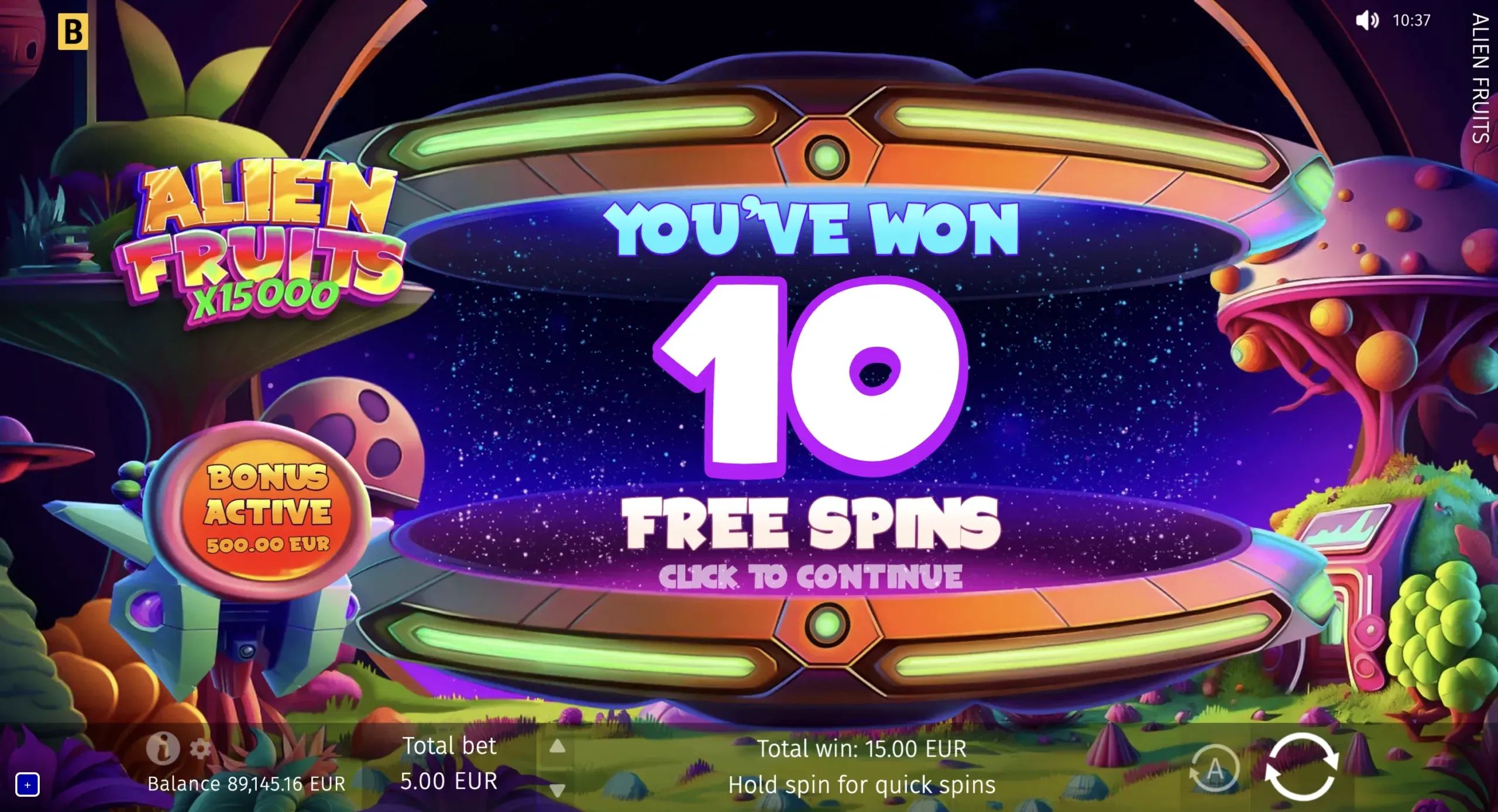 Alien Fruits Review - RTP, Refills and Bonus Multipliers preview 3