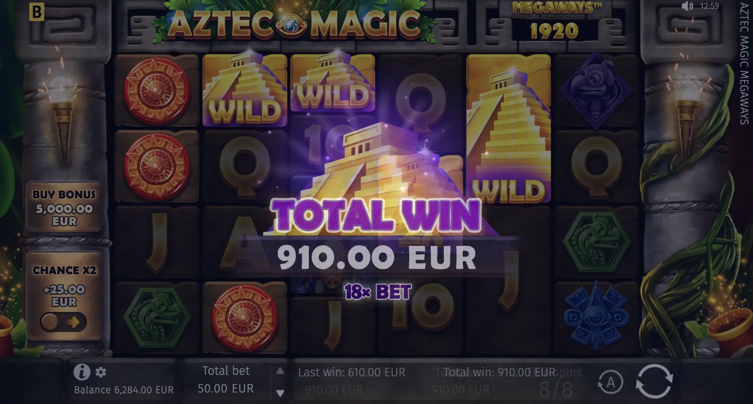 Aztec Magic Megaways Review - RTP and Sticky Wilds preview 2