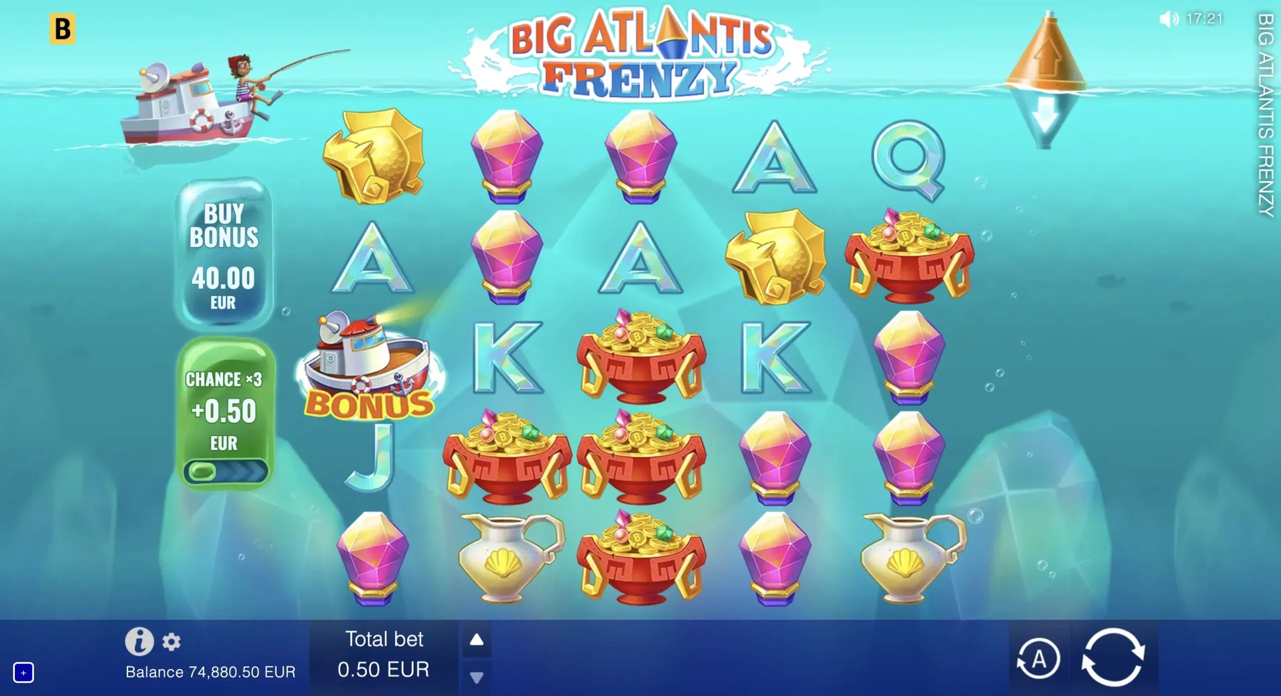 Big Atlantis Frenzy Review - RTP, Reels and Fish Wins preview 2