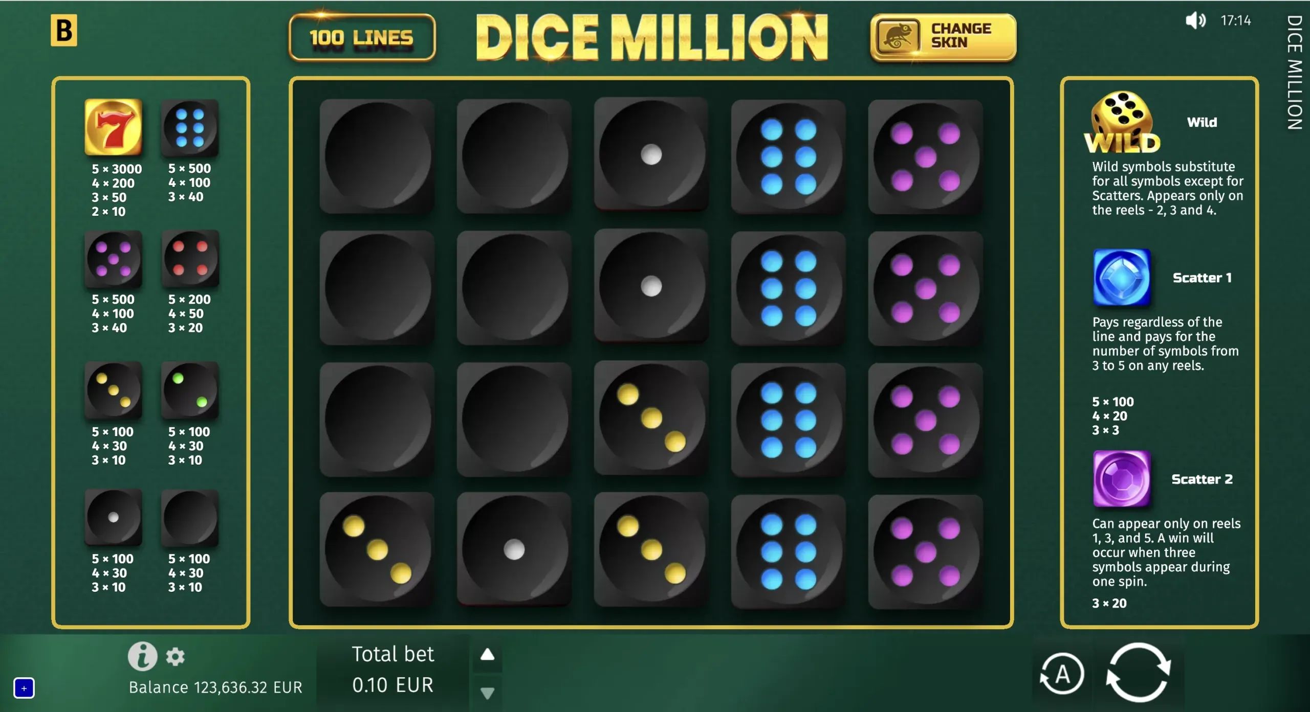 Dice Million Review - RTP, Expanding Wilds and Gamble preview 2