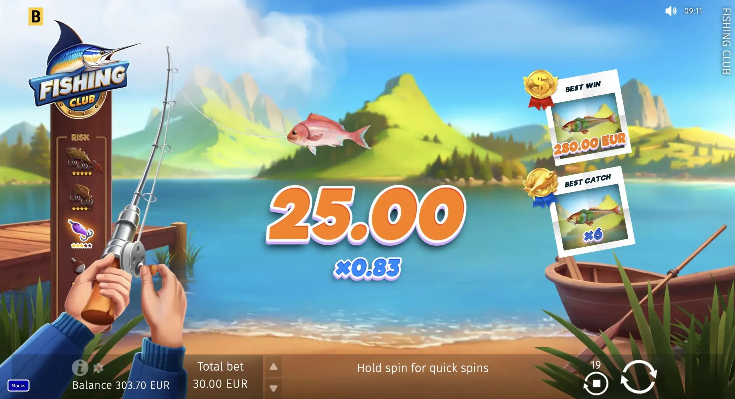 Fishing Club Review - RTP, Risk Levels and Multipliers preview 2