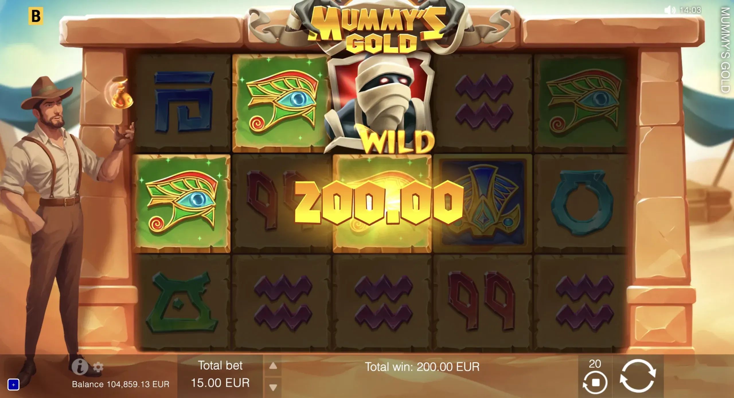 Mummy's Gold Review - RTP, Triple Wilds and Free Spins preview 3