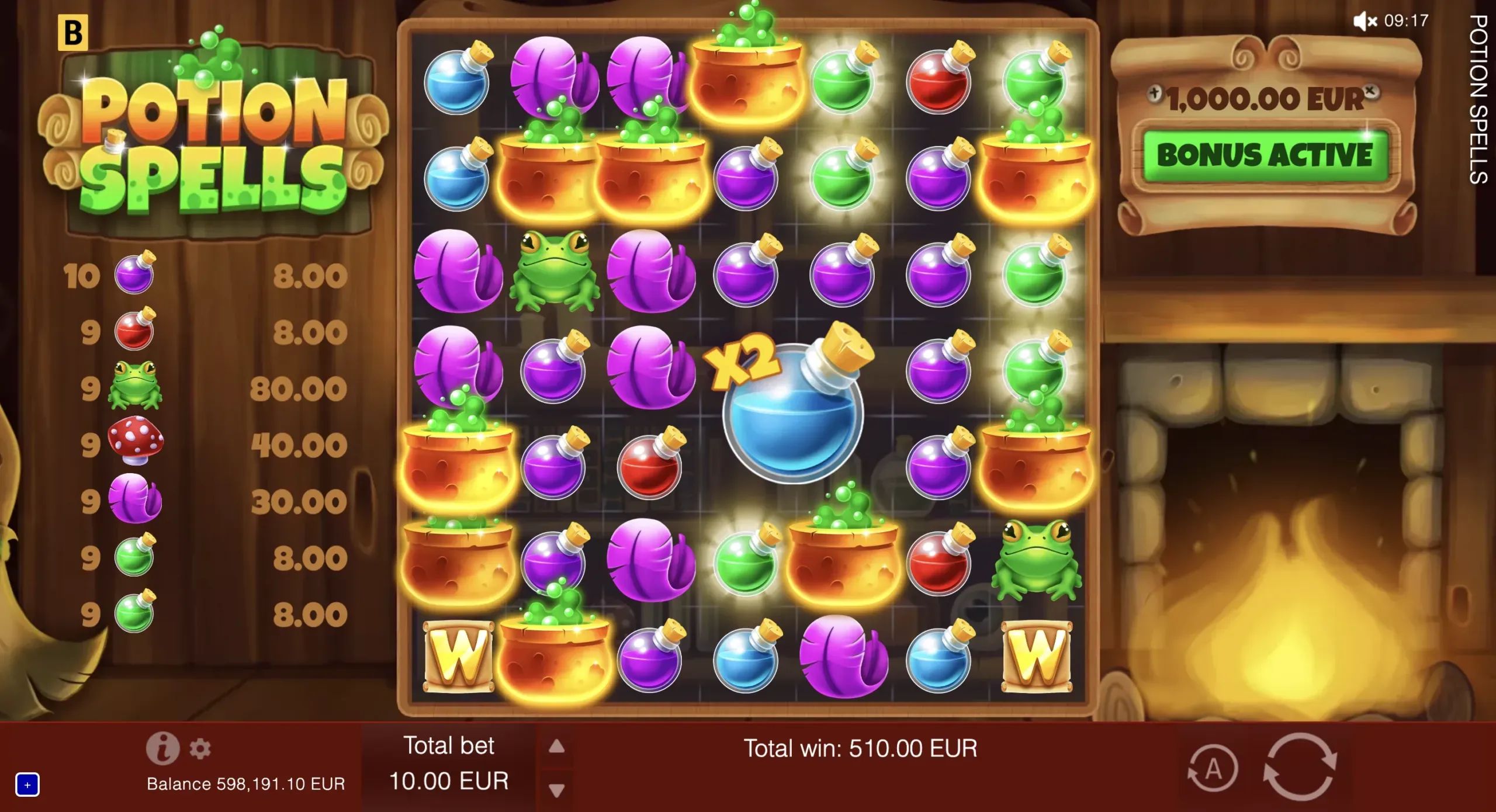 Potion Spells Review - RTP, Clusters and the Pot Feature preview 3