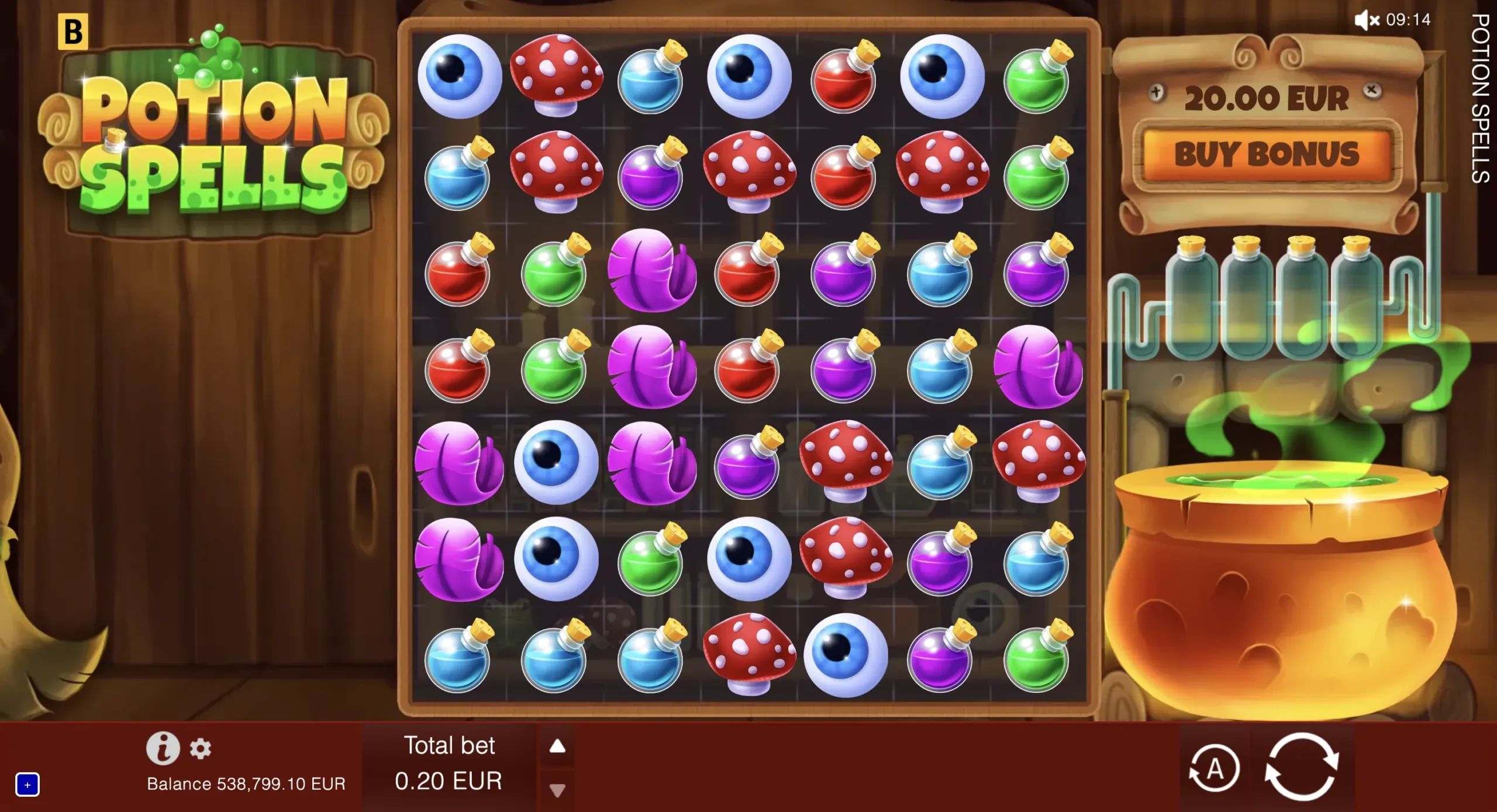 Potion Spells Review - RTP, Clusters and the Pot Feature preview 2