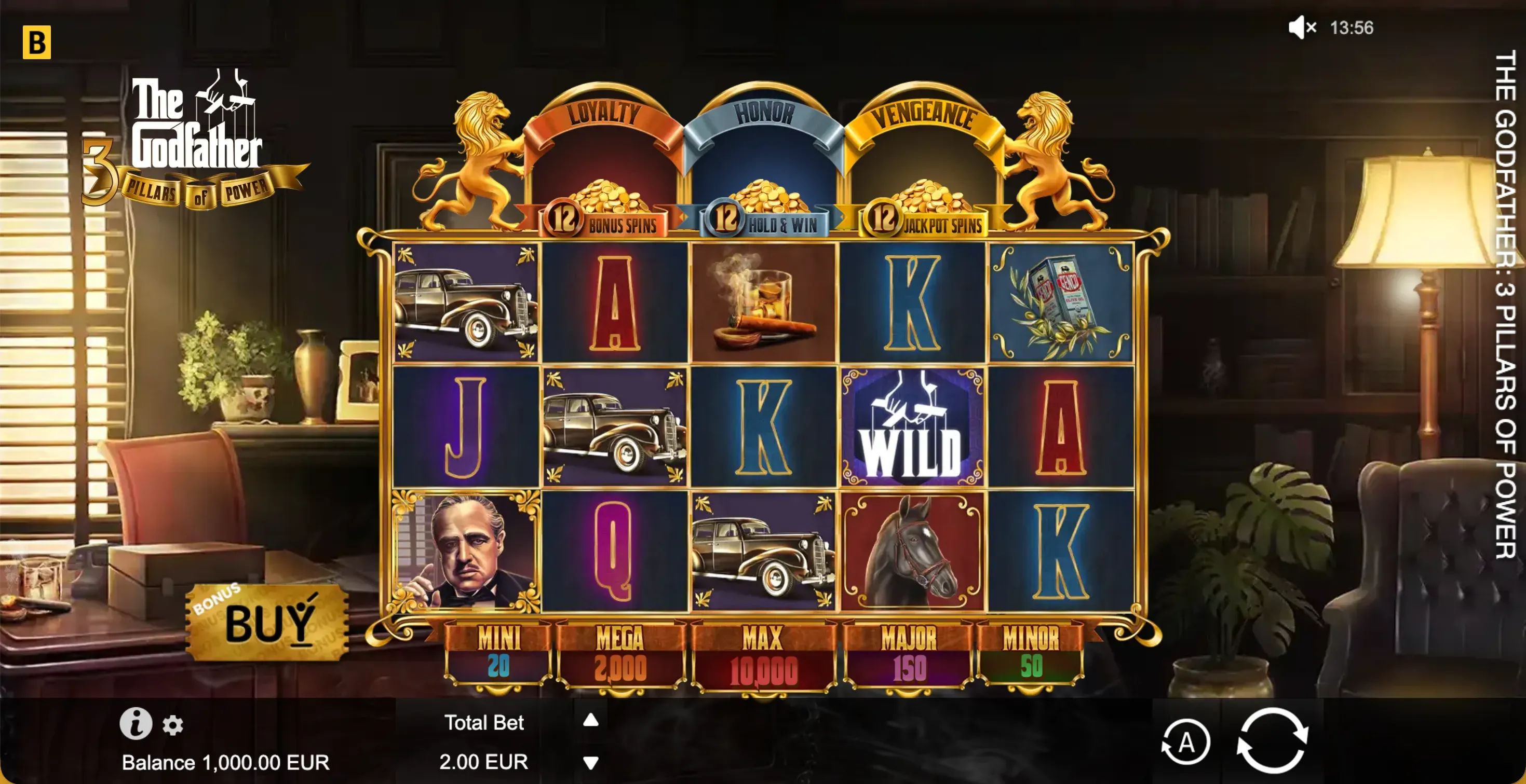 The Godfather: 3 Pillars of Power Review - RTP and Bonuses preview 2