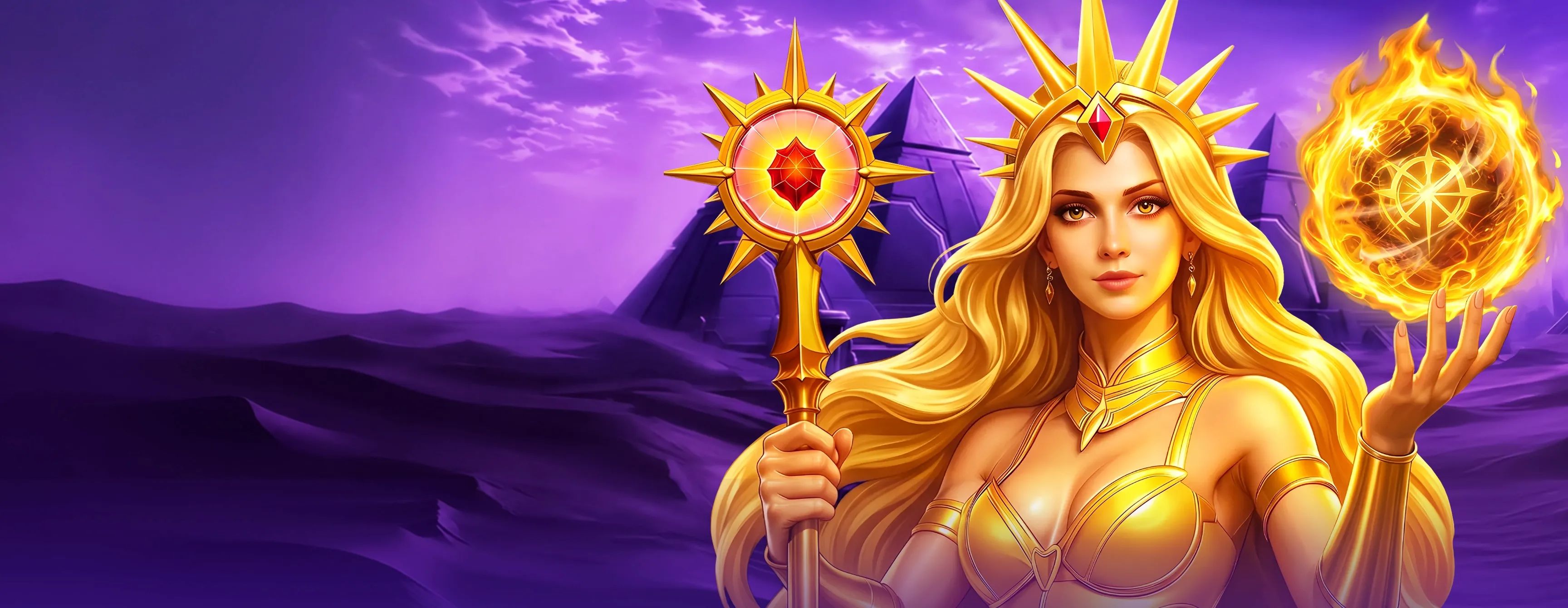 Divine Queen: Power of Sun Review - RTP and Cell Multipliers preview 1