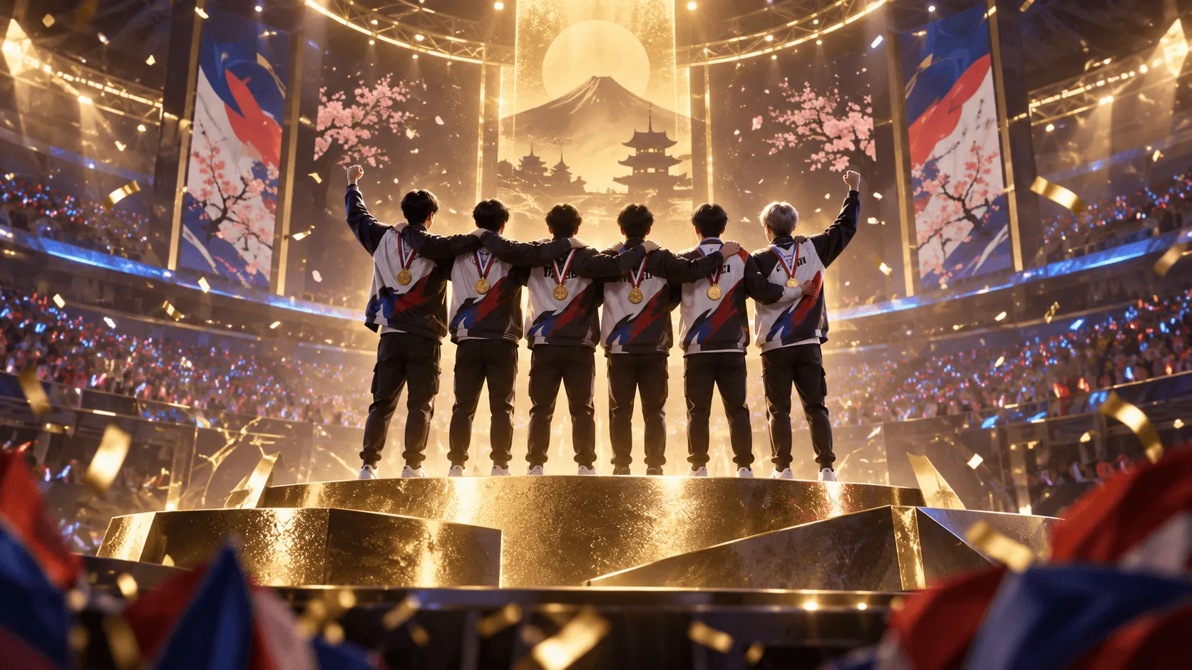 South Korea's League of Legends team at the 2026 Asian Games