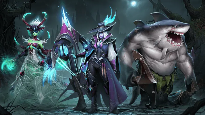 Dota 2 Trove of Terror official artwork by Valve